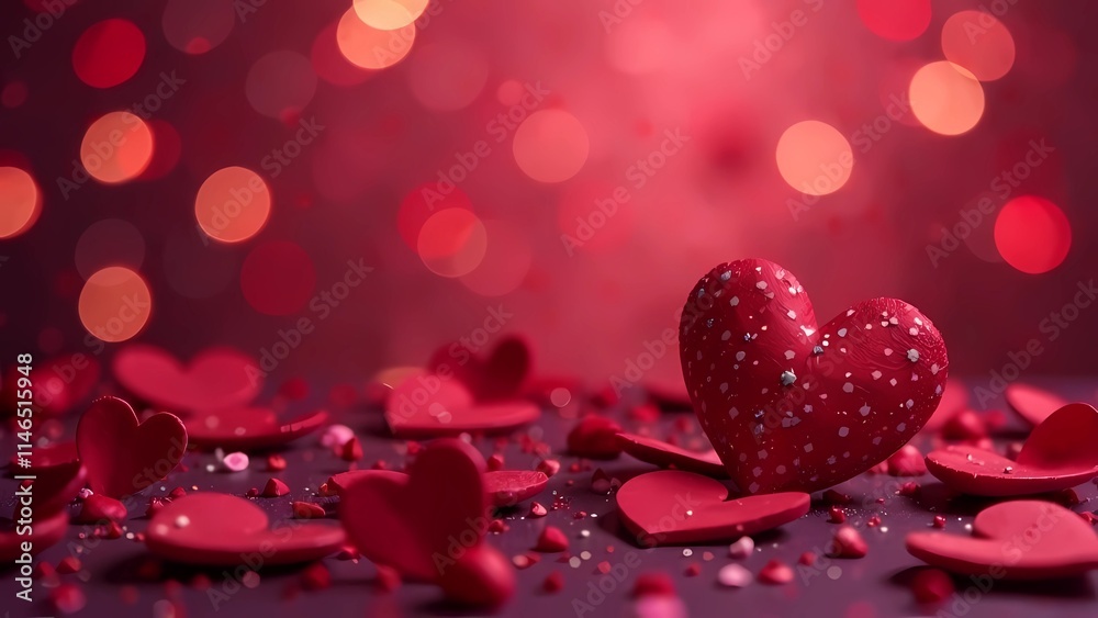 Valentine's Day background design image Valentine's Day background design image