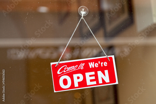 Принти на полотні Come in, we're open