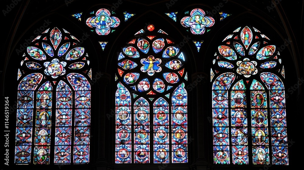 Stunning Stained Glass Windows in Gothic Architecture Stunning Stained Glass Windows in Gothic Architecture