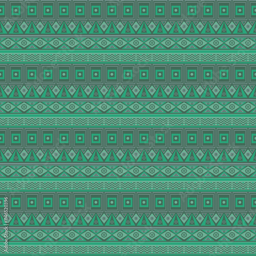 Horizontal ornaments seamless pattern horizontal lined background