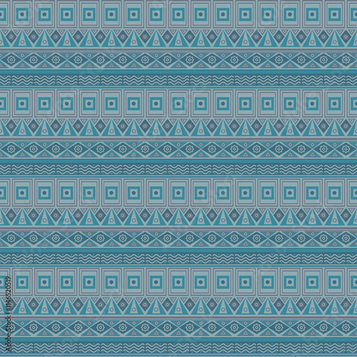 Horizontal ornaments seamless pattern horizontal lined background