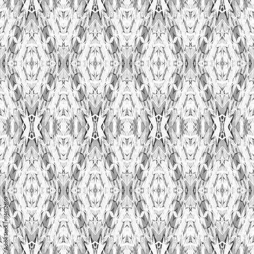 Ikat ornaments seamless pattern background