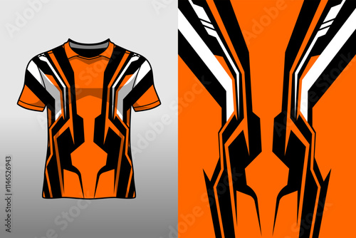 Tshirt design for racing jersey sport