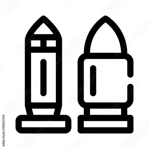 ammo icon line icon