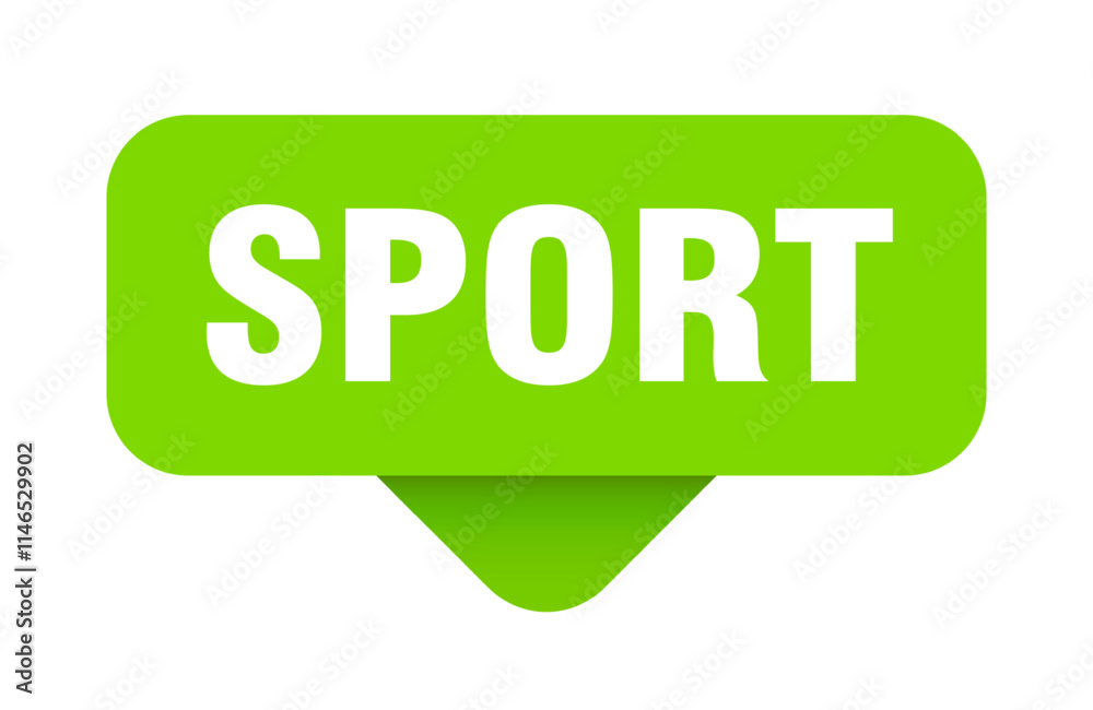 SPORT button, label, banner SPORT button, label, banner