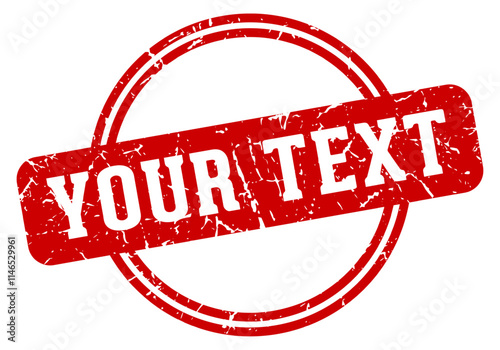 YOUR TEXT stamp