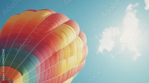 The Colorful Hot Air Balloon