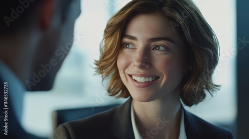 The Confident Smiling Businesswoman