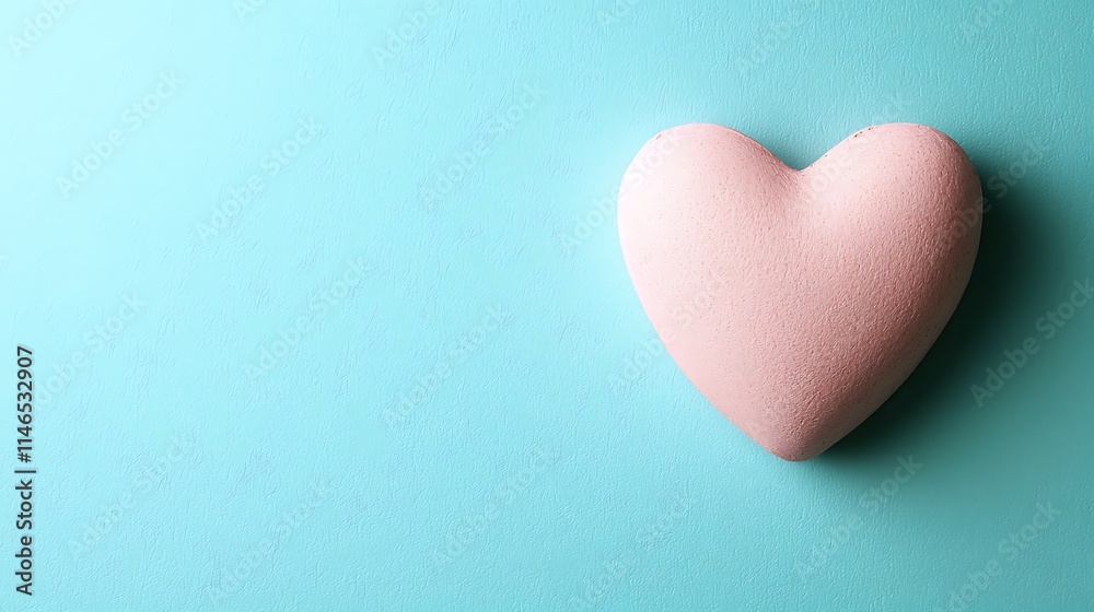 Pink Heart on Teal Background Love Romance Valentine s Day Pink Heart on Teal Background Love Romance Valentine s Day