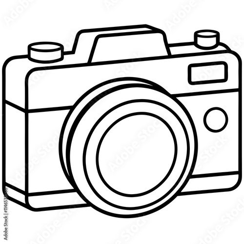 DSLR Camera Icon Vector