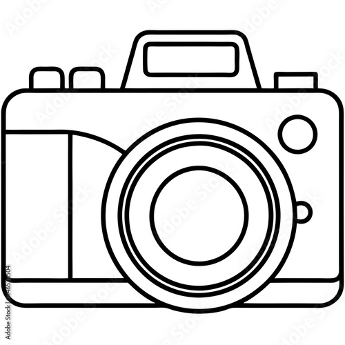 DSLR Camera Icon Vector