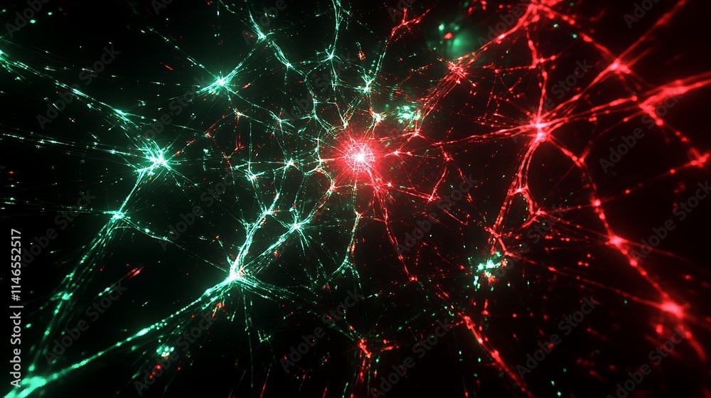 Fototapeta premium a beautiful lighting technology background with fantastic color