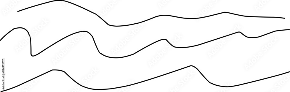 illustration of a black and angel. hand drawn wavy lines illustration of a black and angel. hand drawn wavy lines