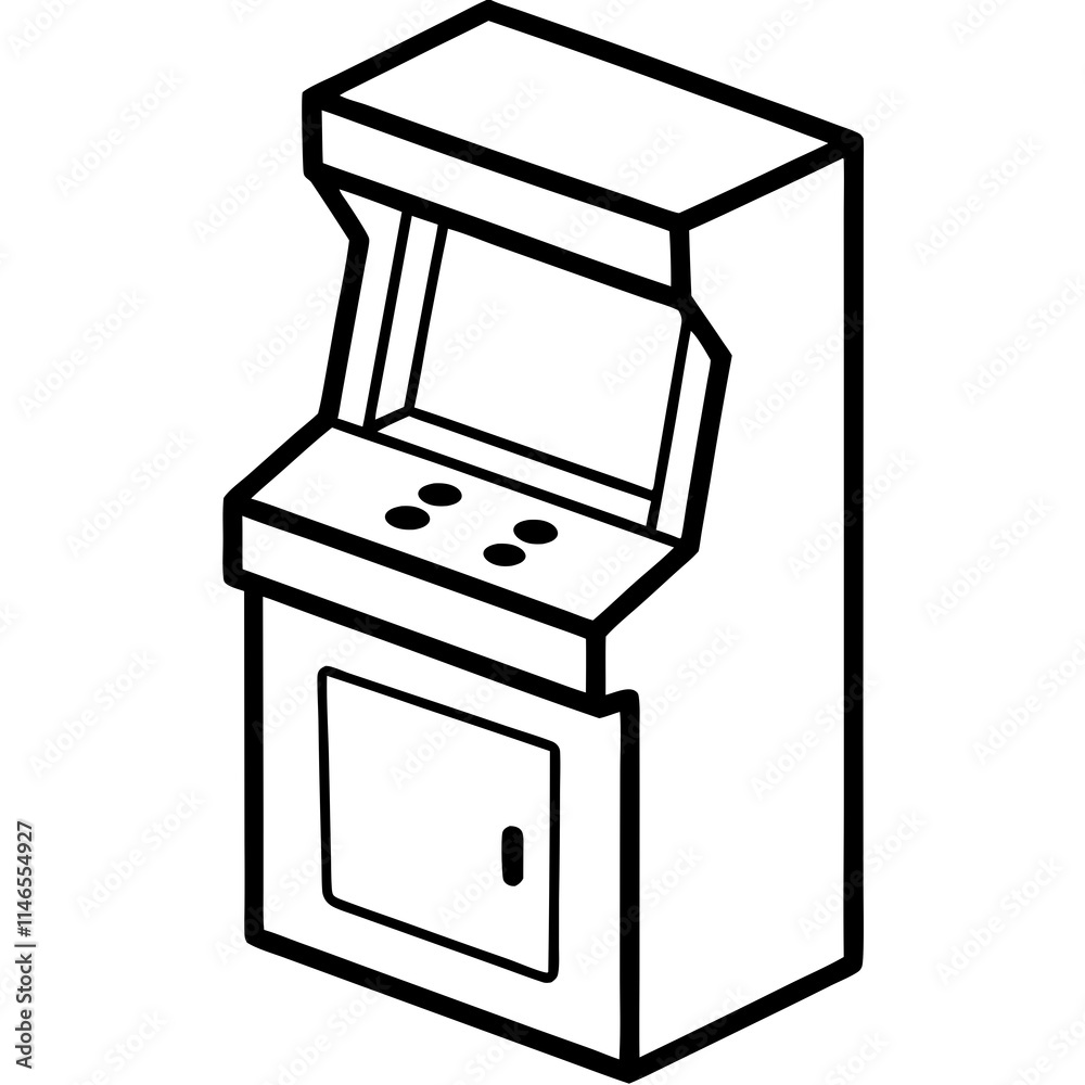 Arcade Machine Icon Vector Design Arcade Machine Icon Vector Design