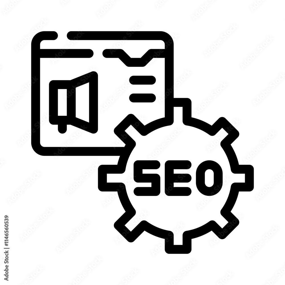 SEO line icon SEO line icon