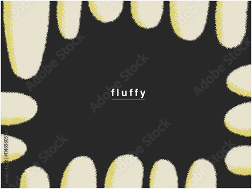 ナチュラルで可愛いもこもこなフレーム2(Natural and cute fluffy frame 2)