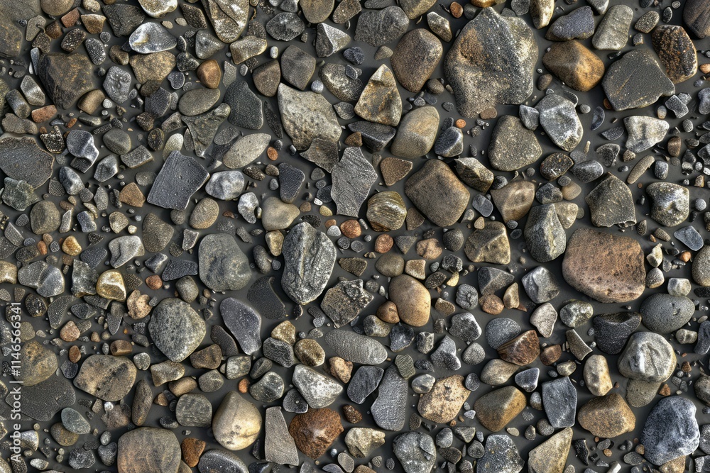 Photo of Grey gravel rock ground debris. Background texture for backdrops or mapping Photo of Grey gravel rock ground debris. Background texture for backdrops or mapping