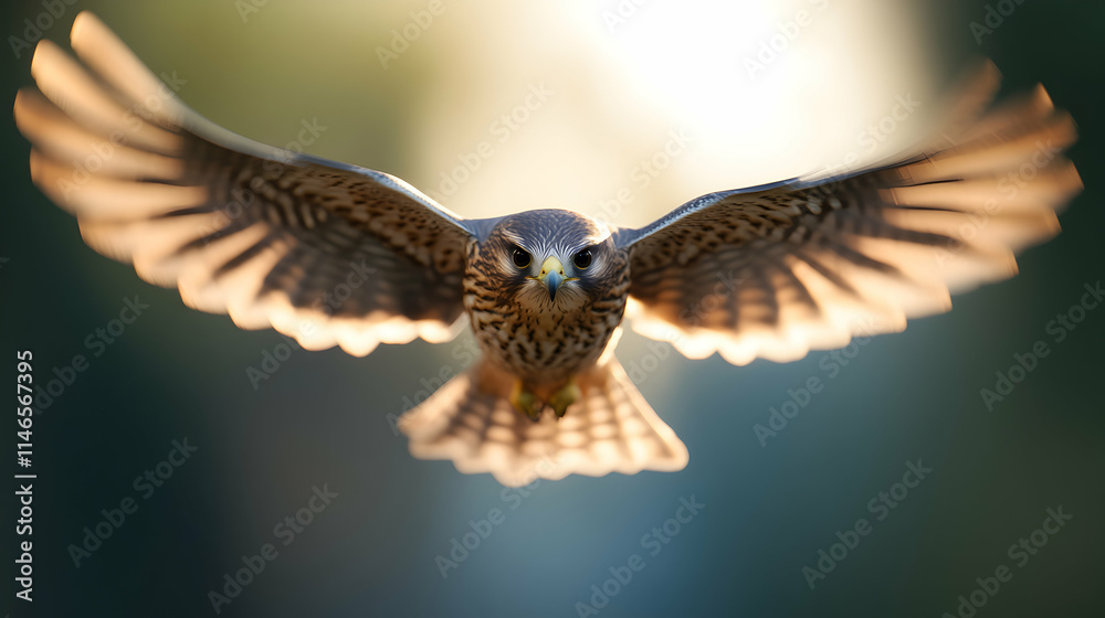 A majestic bird in flight displaying its stunning wings and vibrant plumage. A majestic bird in flight displaying its stunning wings and vibrant plumage.