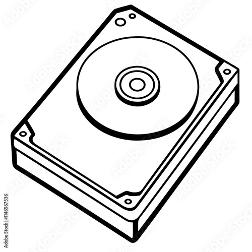 HDD Icon Vector Design