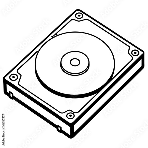 HDD Icon Vector Design