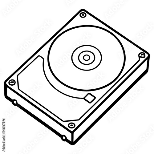 HDD Icon Vector Design