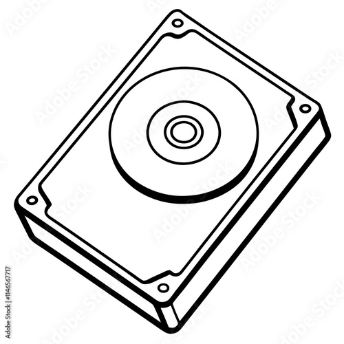 HDD Icon Vector Design