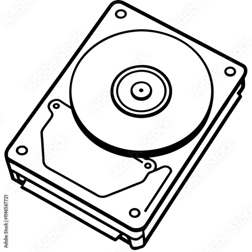 HDD Icon Vector Design