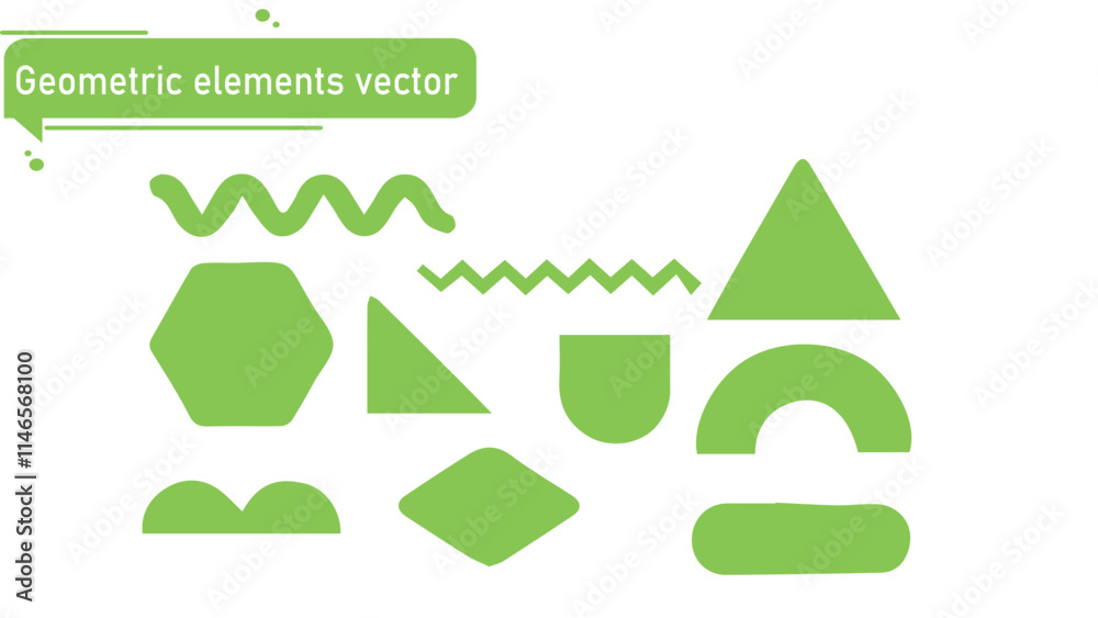 abstract design vector geometric elements sets abstract design vector geometric elements sets