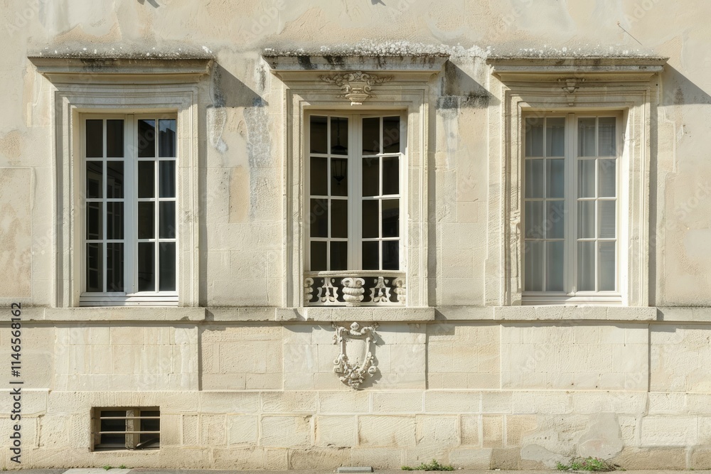 White wall of old abandoned residential building. Detailed photo textured background White wall of old abandoned residential building. Detailed photo textured background