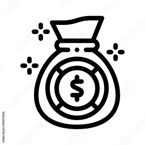 wealth line icon