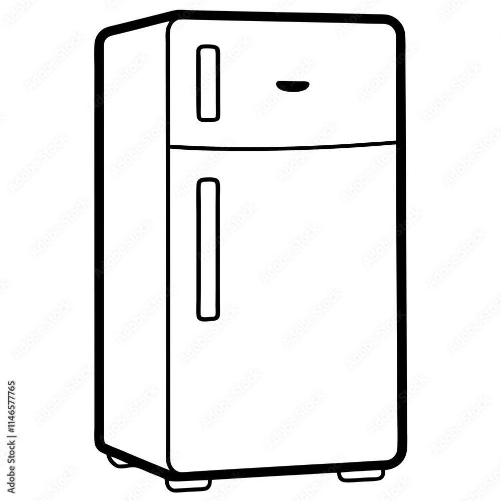 Smart Refrigerator Vector Icon Design Smart Refrigerator Vector Icon Design