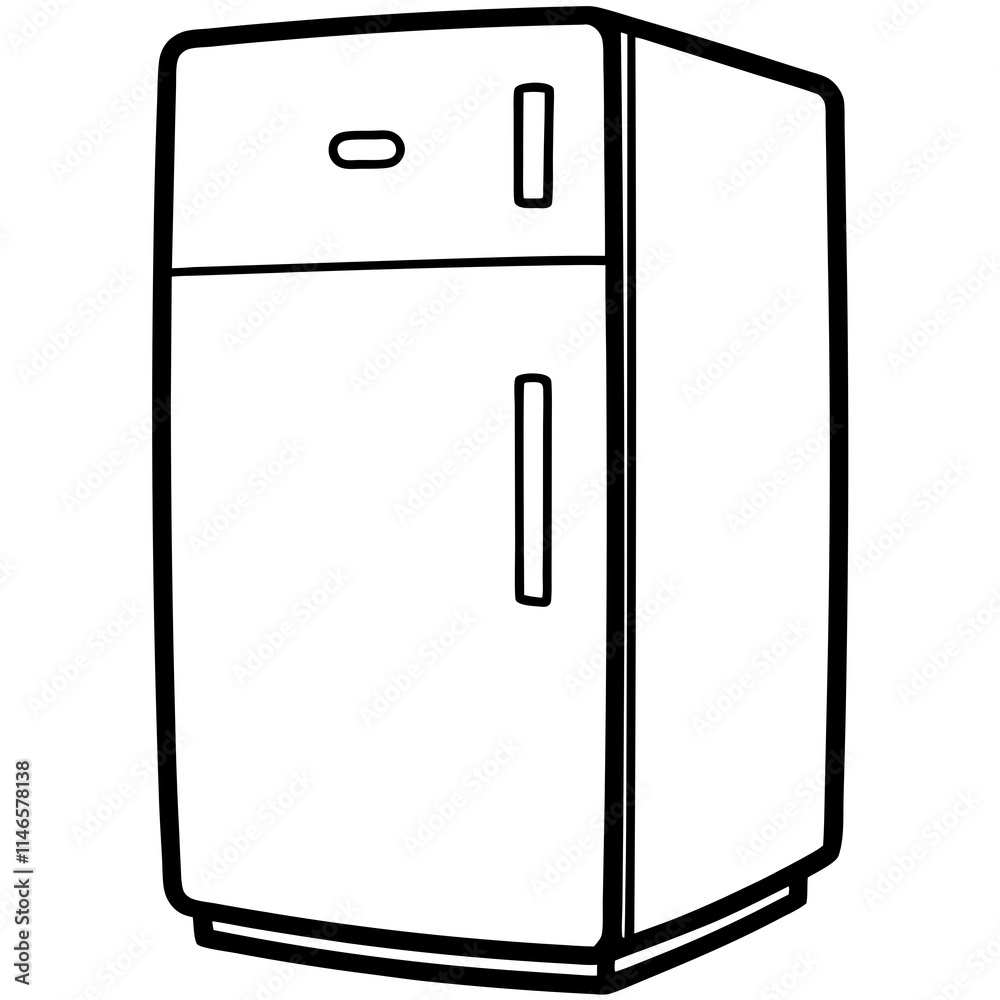 Smart Refrigerator Vector Icon Design Smart Refrigerator Vector Icon Design