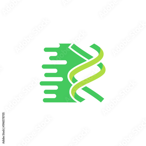 DNA test logo, Genetic analysis icon, DNA testing health icon vector illustration.