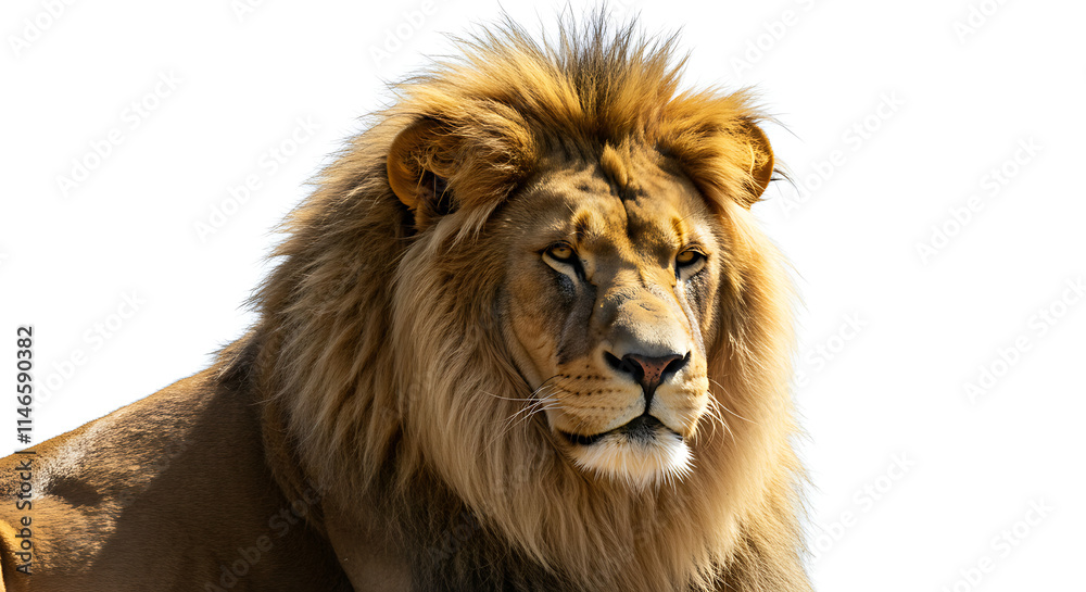Majestic Male Lion Portrait Wildlife African Safari King of the Jungle Animal Photography Majestic Male Lion Portrait Wildlife African Safari King of the Jungle Animal Photography