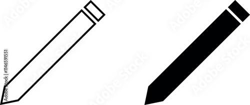 Pencil icon, Pencil icon set. for mobile concept and web design. vector illustration