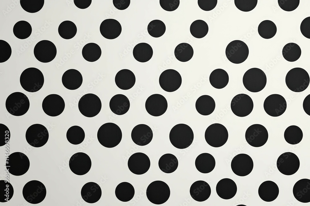 Scattered black circles on off-white background. Scattered black circles on off-white background.