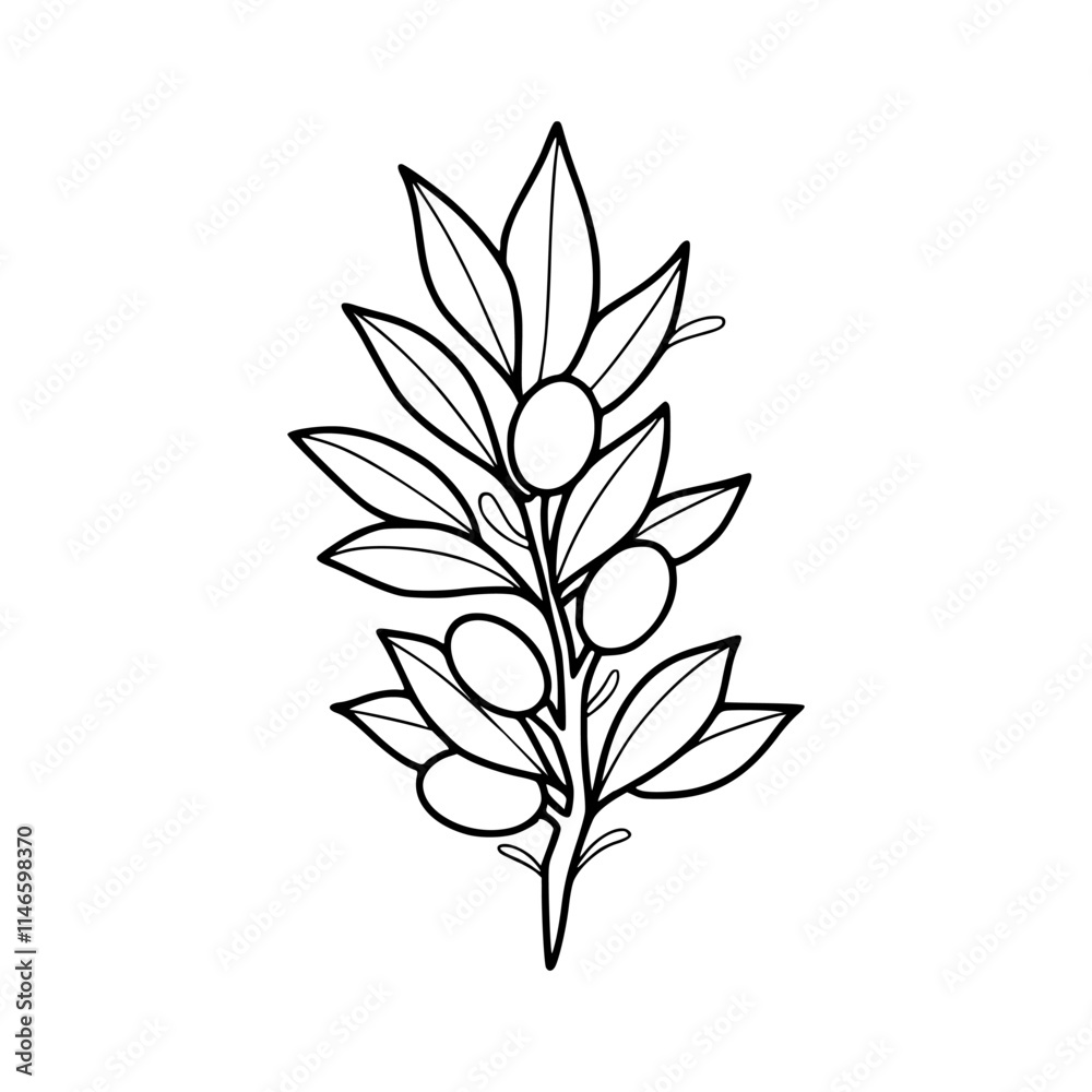 Fototapeta premium whimsical black and white daisy bouquet: a delicate floral illustration