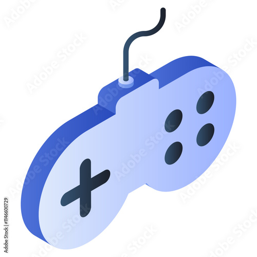 Modern design icon of gamepad