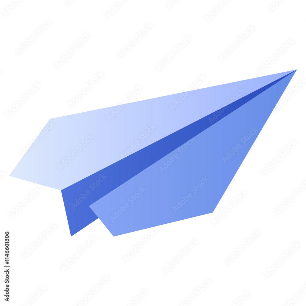 Editable design icon of paper plane Editable design icon of paper plane