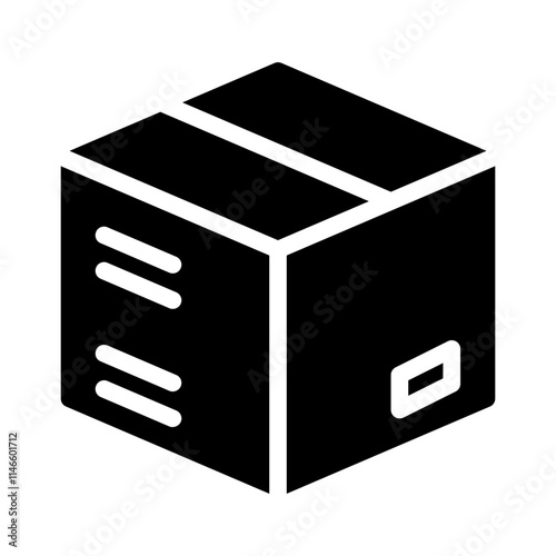 shipping glyph icon