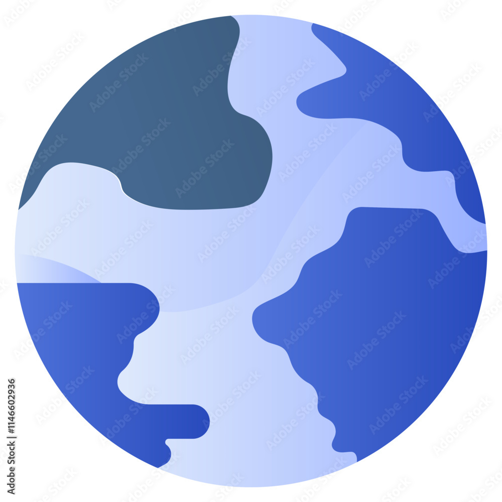A creative design icon of globe A creative design icon of globe