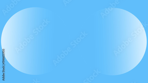 This beautiful light blue background creates a calming atmosphere that reminds us of a clear sky that stretches out endlessly. At the bottom there is a semi-circular motif made from fine lines