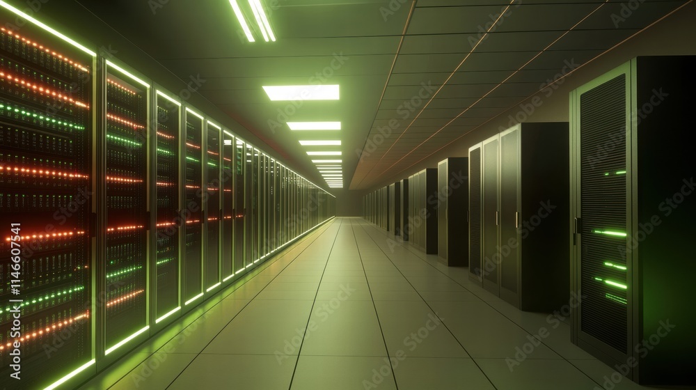 server room corridor data center interior technology infrastruct server room corridor data center interior technology infrastruct