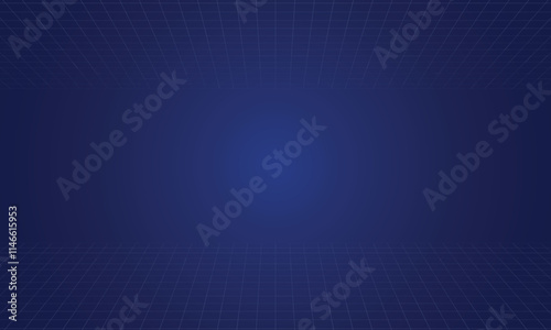 Abstract futuristic technology background grid lines outline