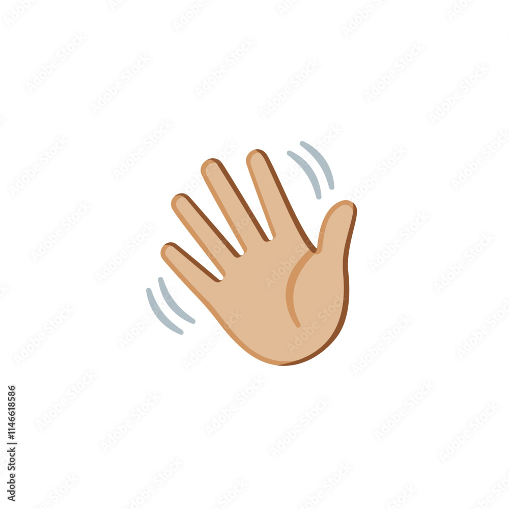 Obraz premium Waving Hand
