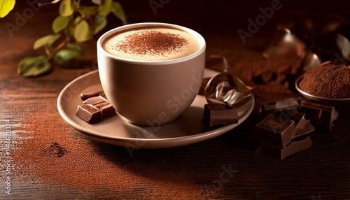 Cup of Coffee with Chocolate, Product Image, Mocha