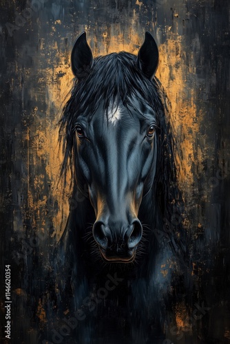 A horse