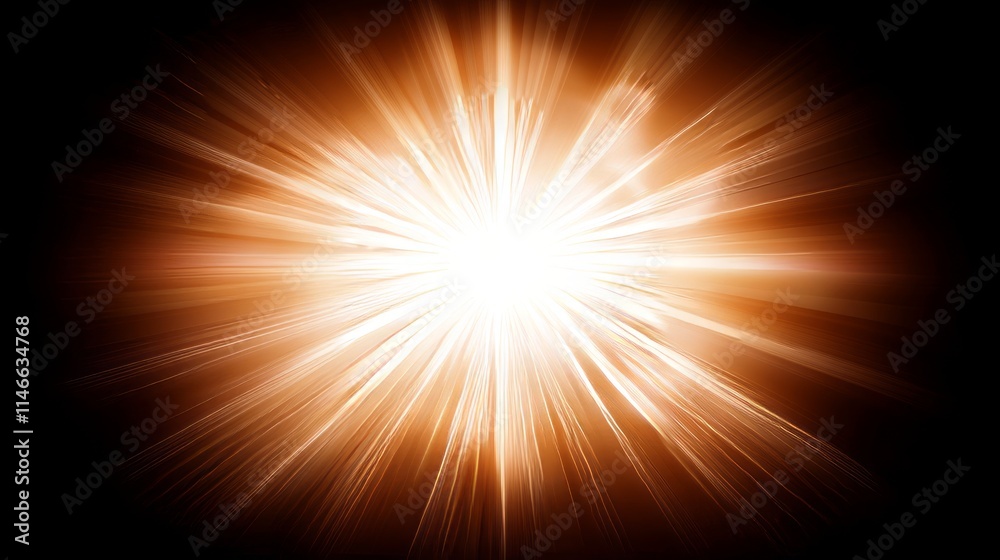 Radiant Light Burst A Glowing Star Effect Radiant Light Burst A Glowing Star Effect