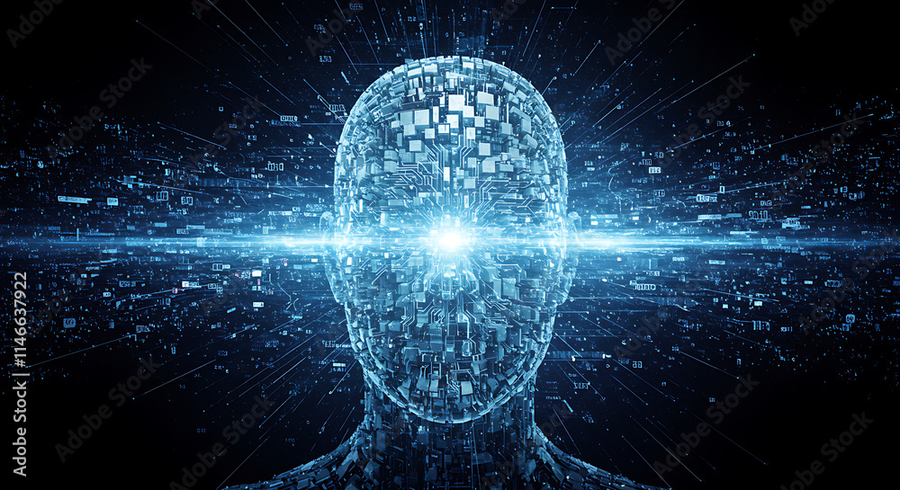 AI Digital Mind Big Data Network Technology Cybernetics Futuristic Humanoid Innovation Intelligence AI Digital Mind Big Data Network Technology Cybernetics Futuristic Humanoid Innovation Intelligence