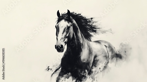 A horse